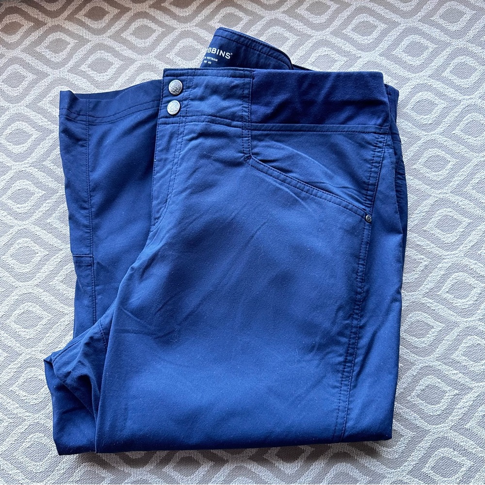 Royal Robins Trim Fit Women's Navy Capri Pants sz 10 - Picture 8 of 8